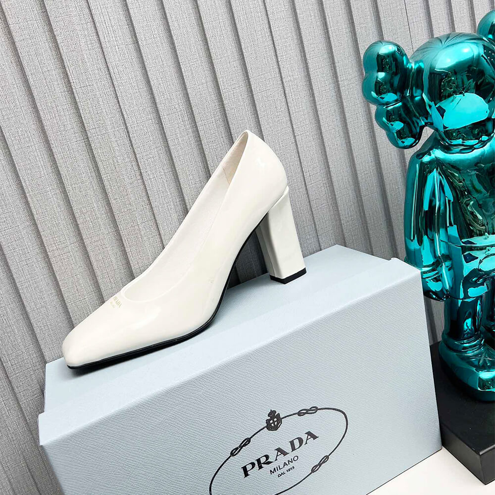 Pra*a Patent Leather Pumps 85mm