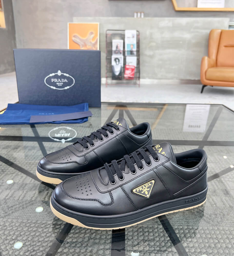 Pra*a Downtown nappa leather sneakers