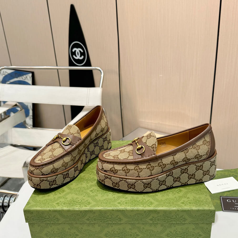 Gvc*1 Women’s Horsebit wedge loafer