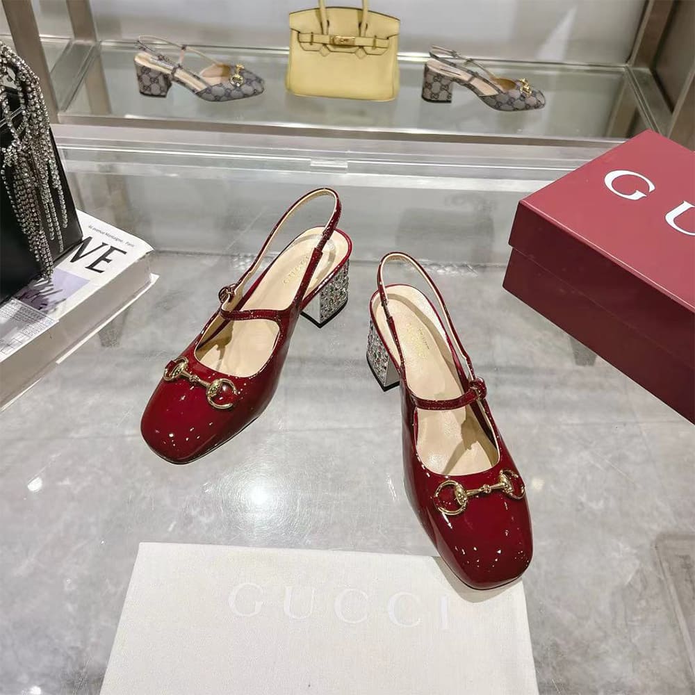 Gvc*1 Women’s Horsebit pump with Crystals