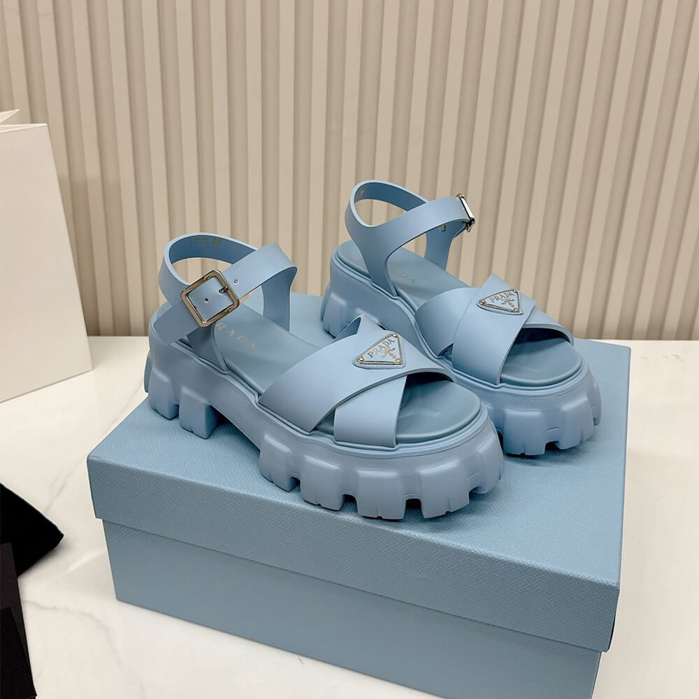 Pra*a Monolith rubber sandals