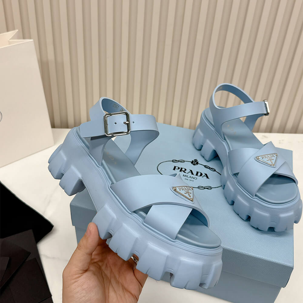 Pra*a Monolith rubber sandals