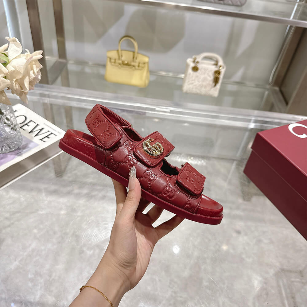 Gvc*1 Women’s sandal with Double G