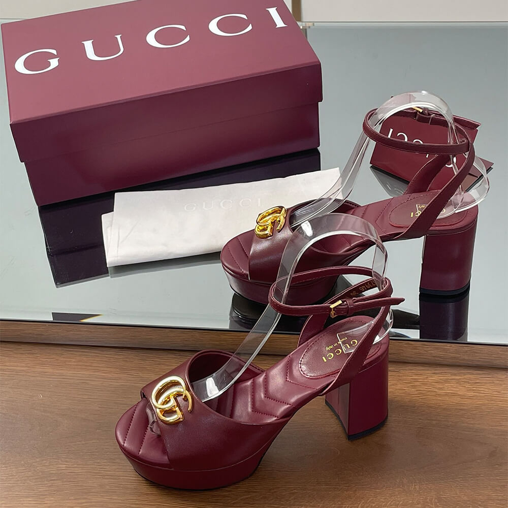 Gvc*1 Women’s platform sandal with Double G