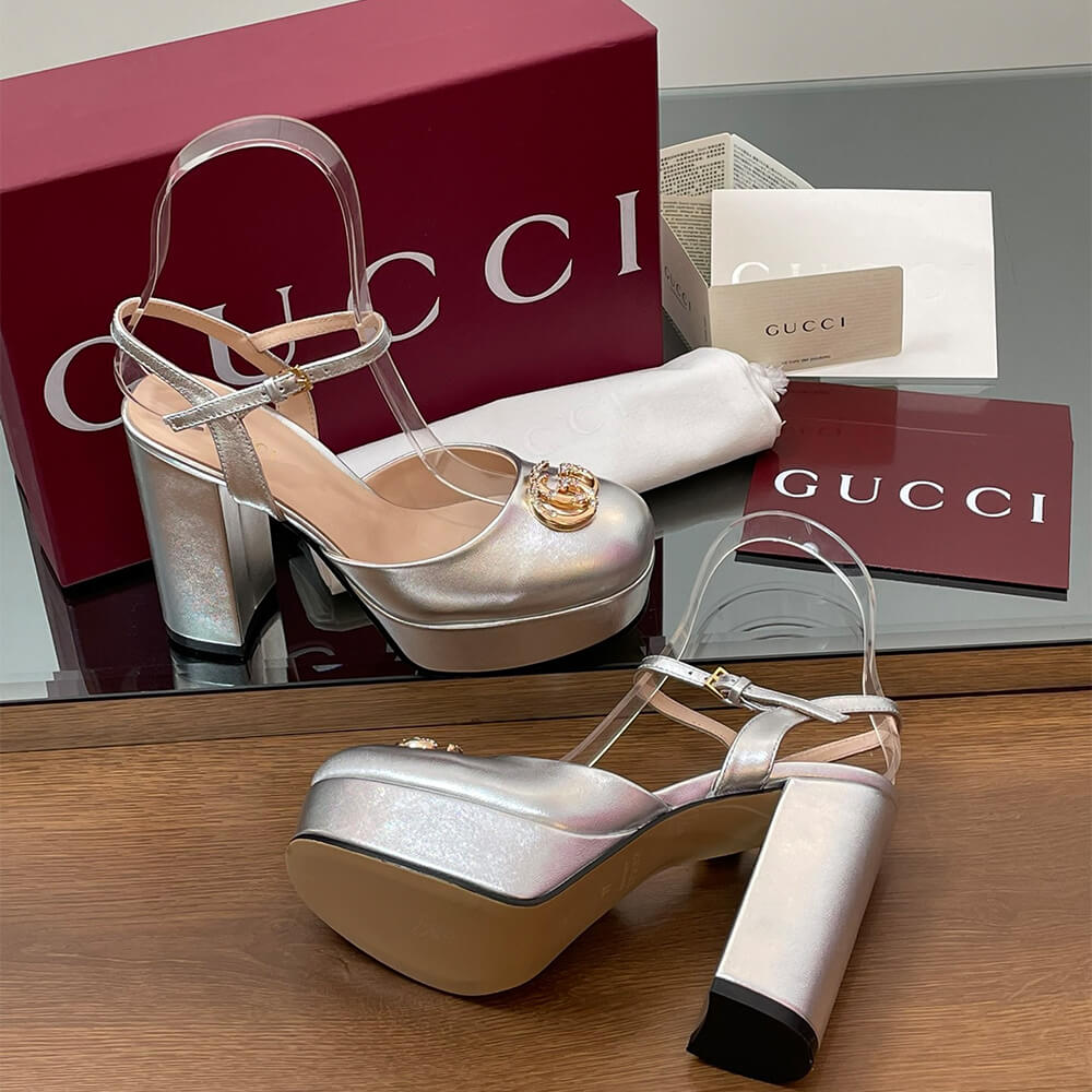 Gvc*1 Women’s platform pump with Double G