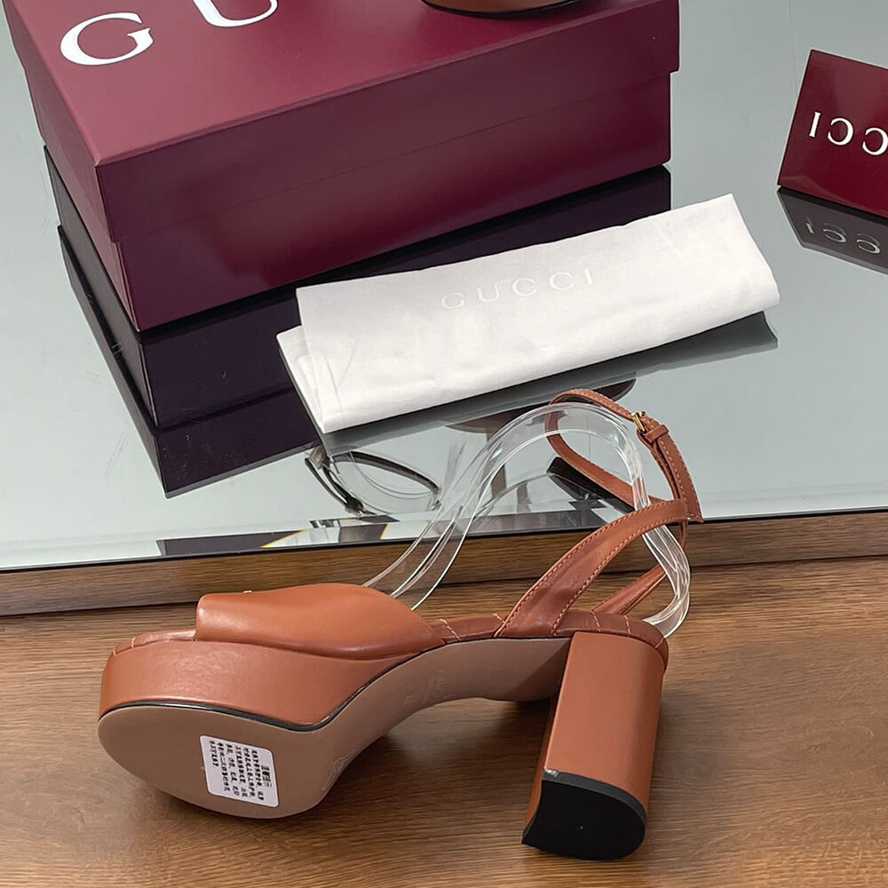 Gvc*1 Women’s platform sandal with Double G