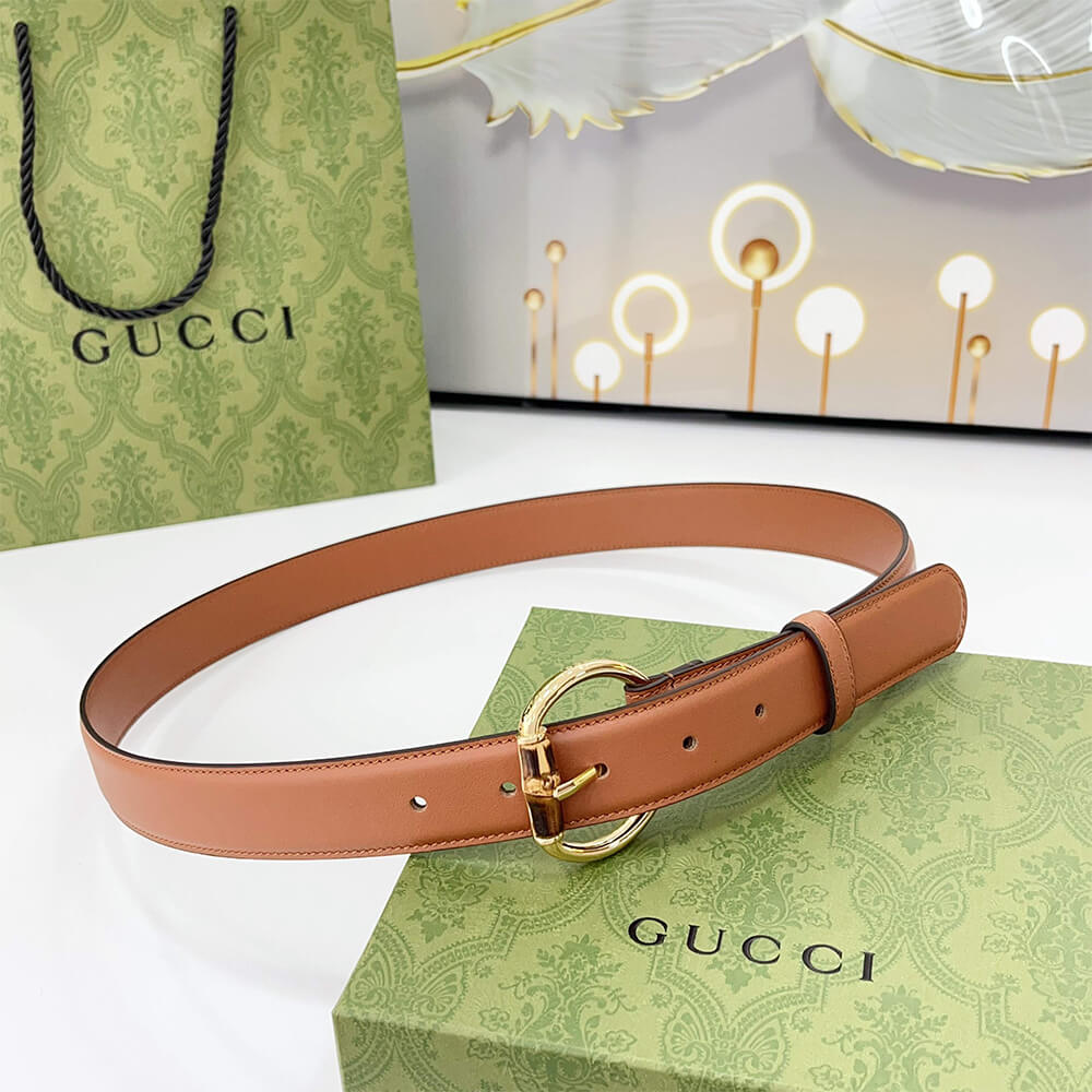 Gvc*1 belt with bamboo detail buckle