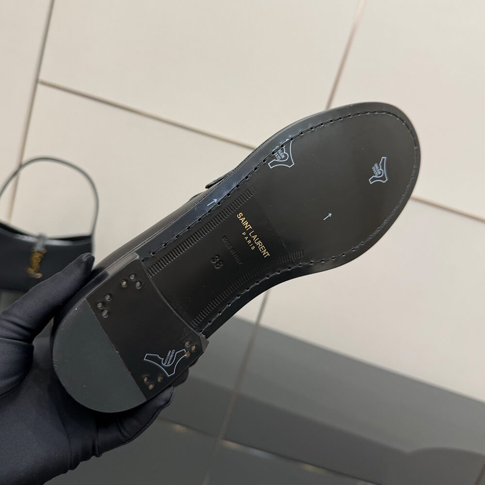 Y51 LE LOAFER S*pple in shiny leather