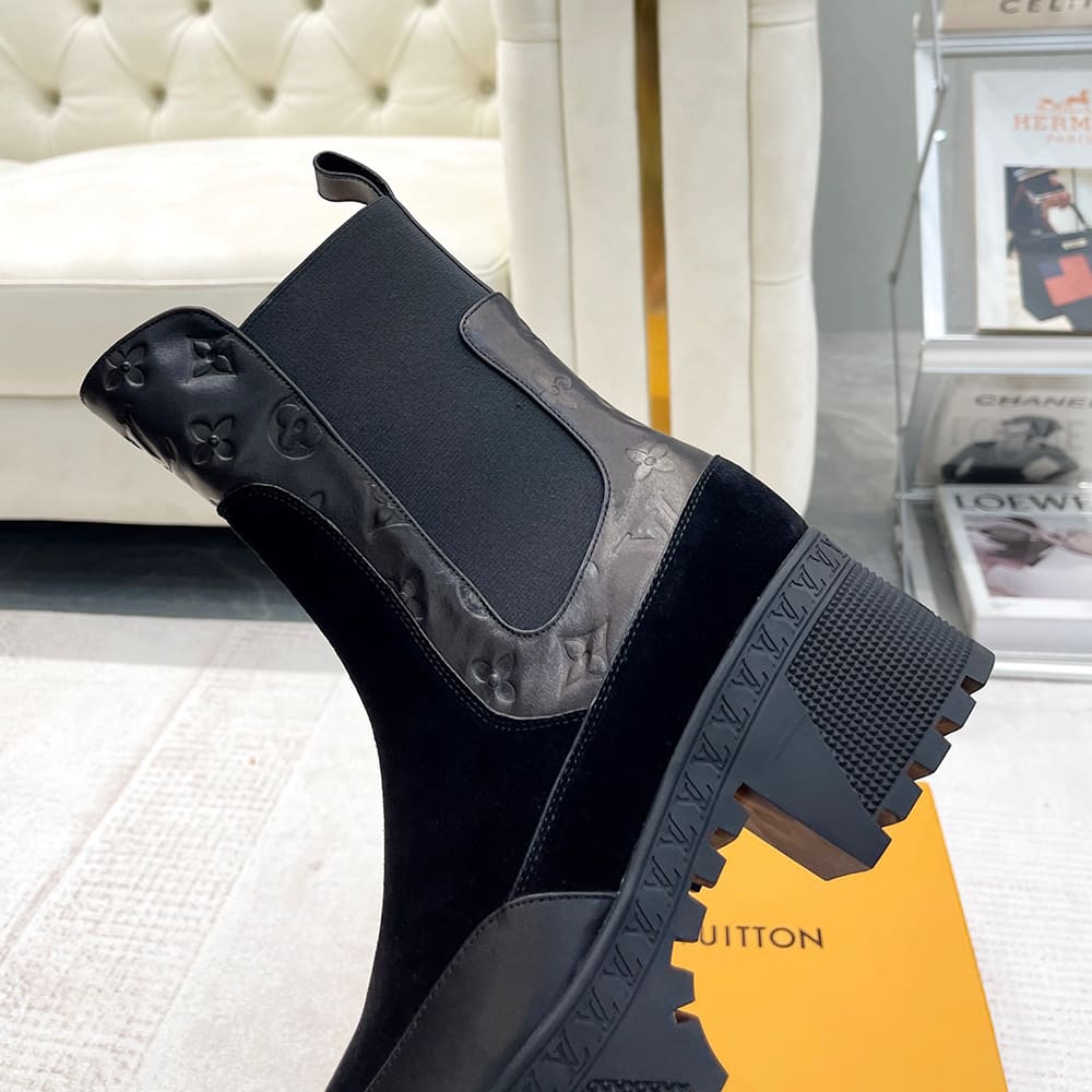 LV Laureate Platform Chelsea Boot
