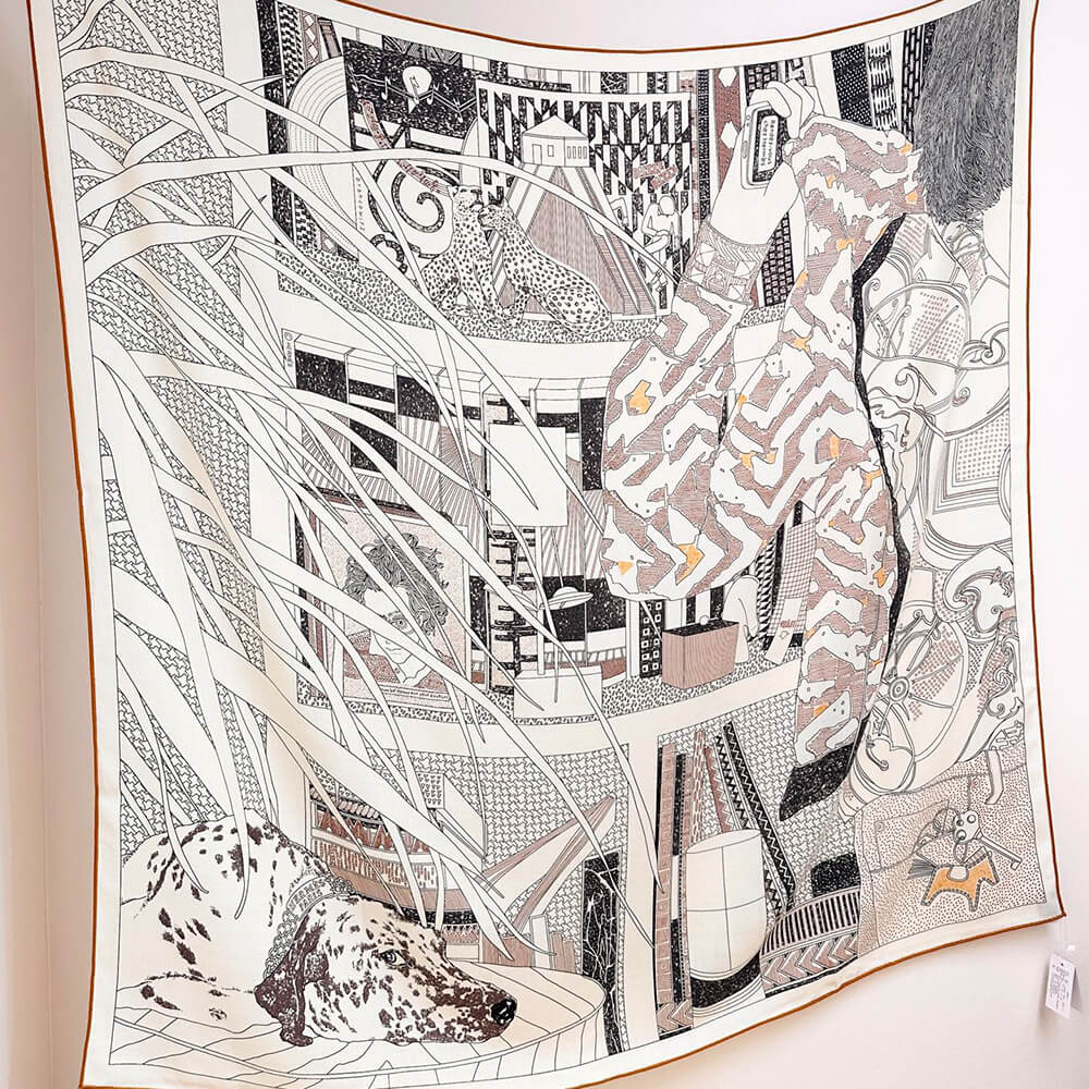 H**me5 Rendez-Vous Chez Herm??s shawl 140