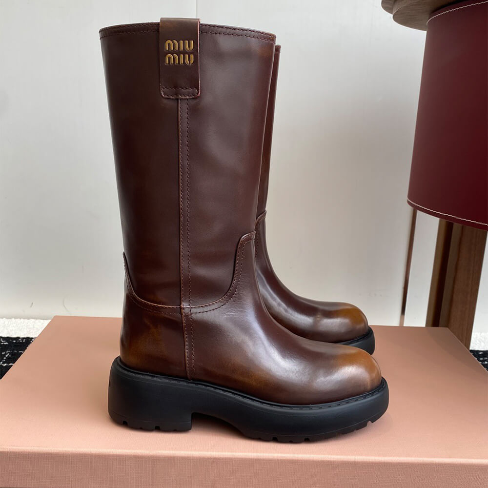 M1um1u leather boots