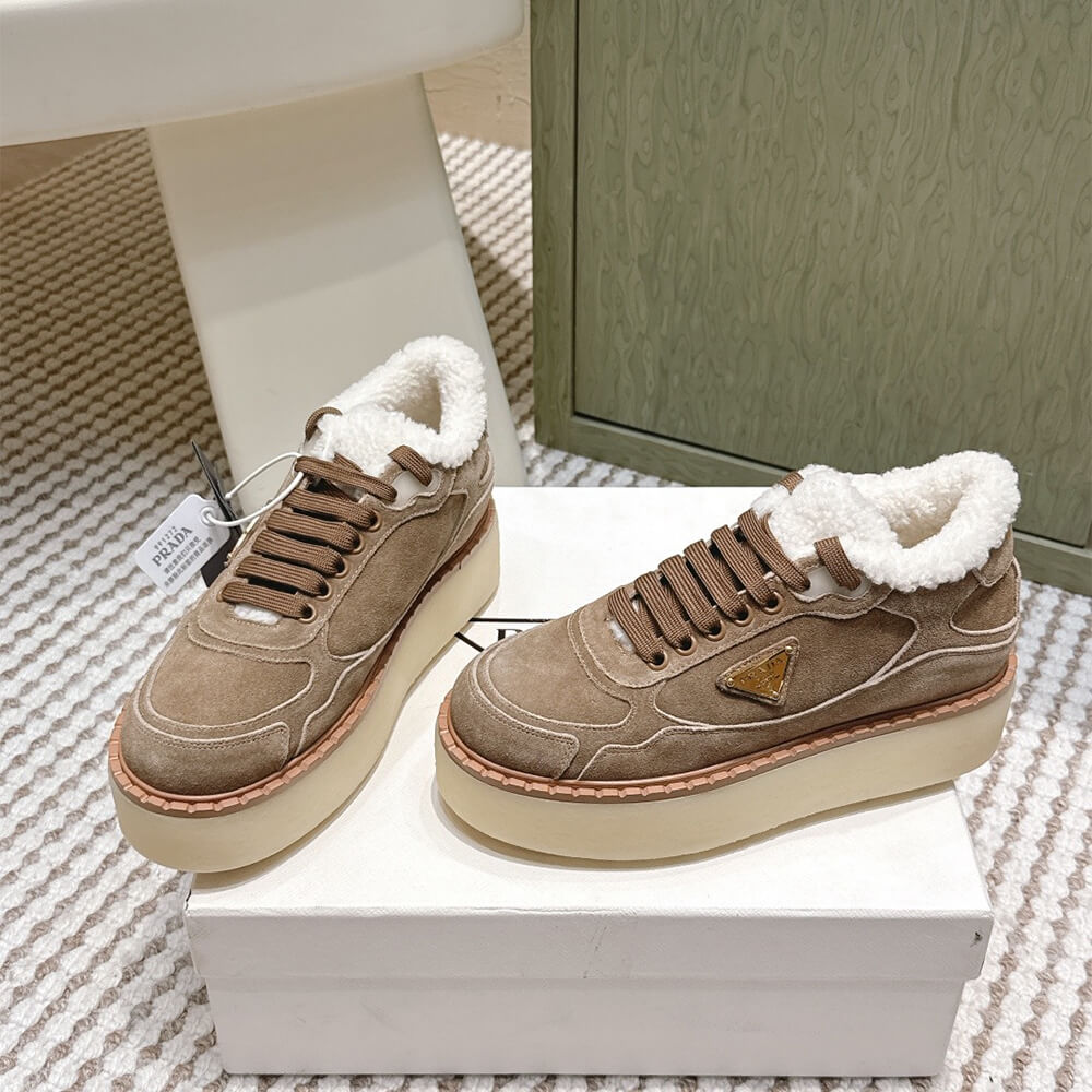 Pra*a Suede mid-top sneakers