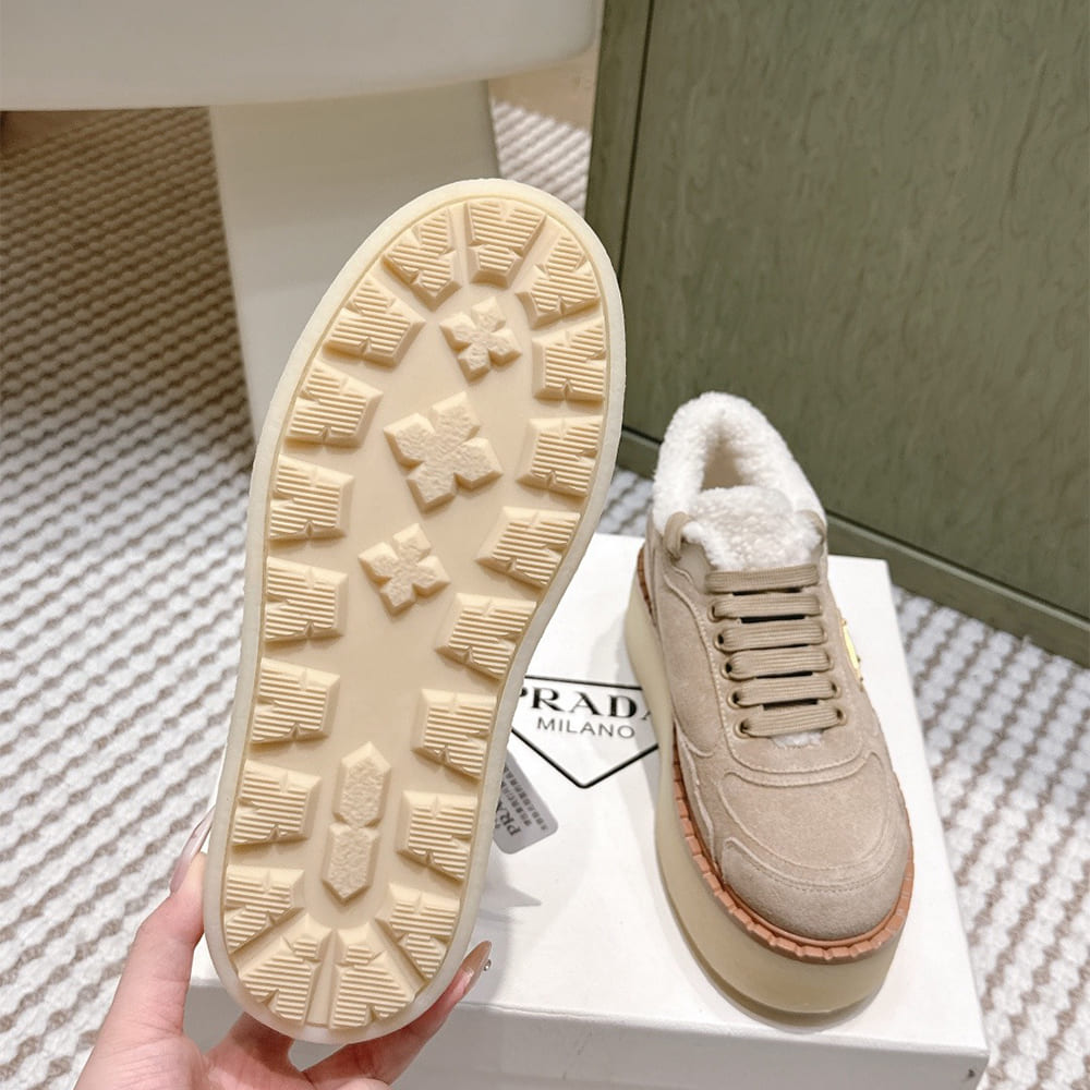 Pra*a Suede mid-top sneakers
