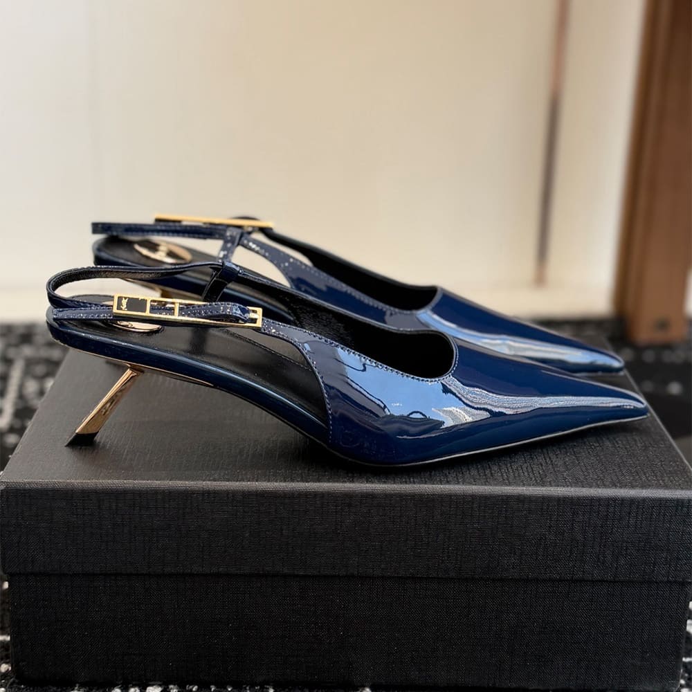 Y51 LEE slingback pumps in patent leather