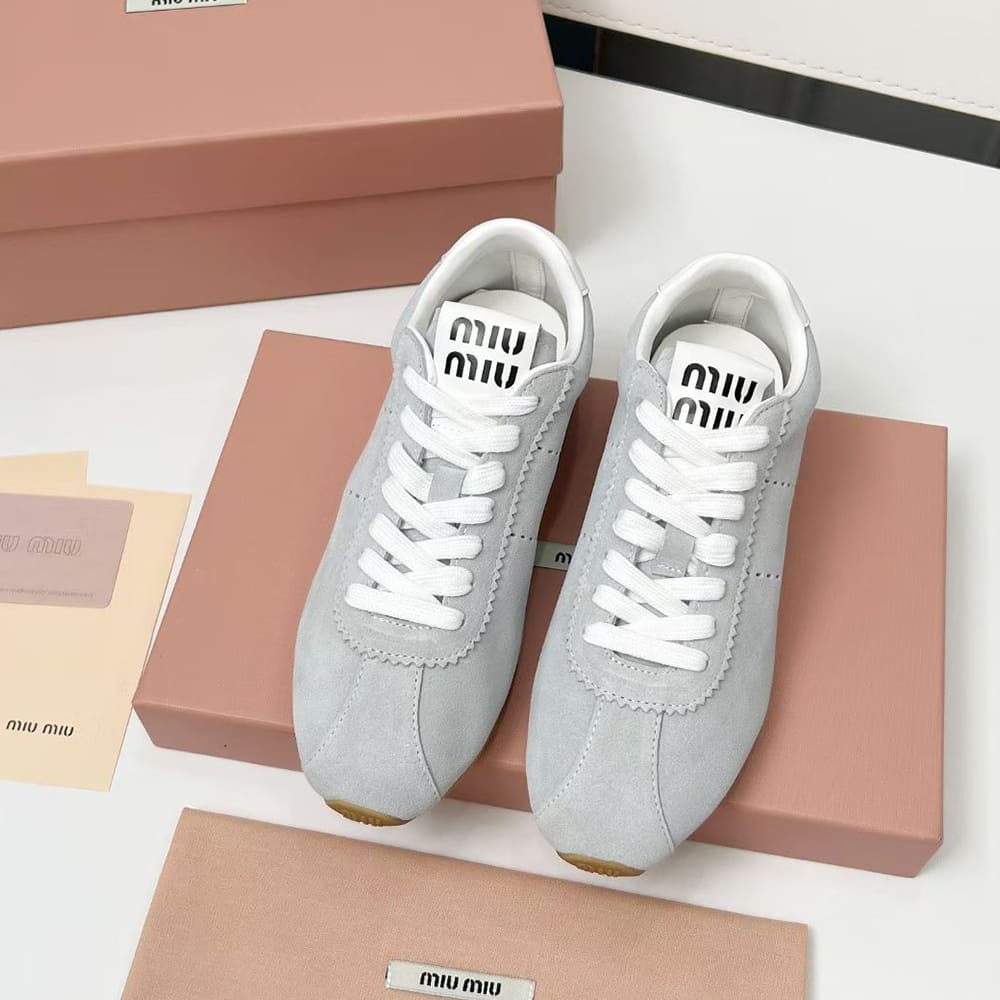 M1um1u Suede Sneakers
