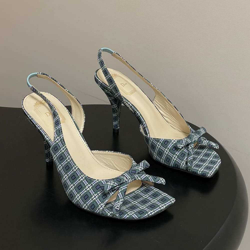 D10r Bow Heeled Slingback Sandal (EU SIZE 35-42)