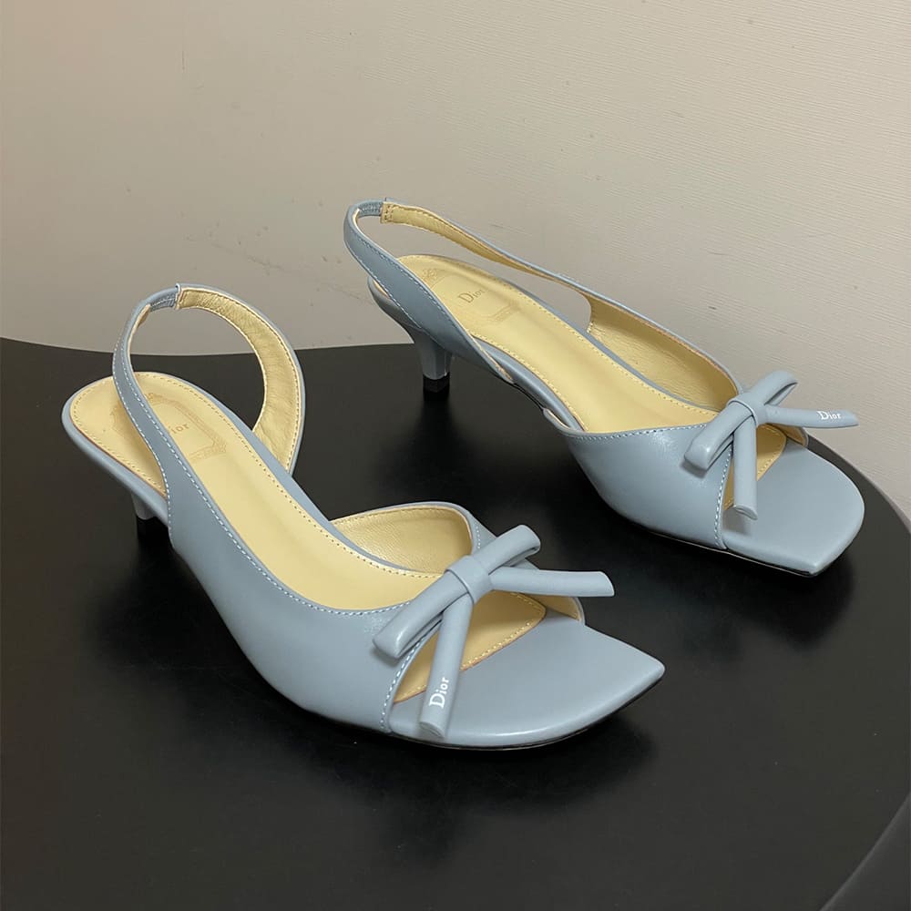 D10r Bow Heeled Slingback Sandal (EU SIZE 35-42)
