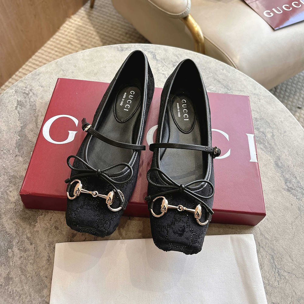 Gvc*1 GG crystal horsebit ballet flat (EU SIZE 35-42)