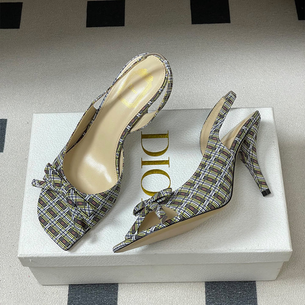 D10r Bow Heeled Slingback Sandal (EU SIZE 35-42)