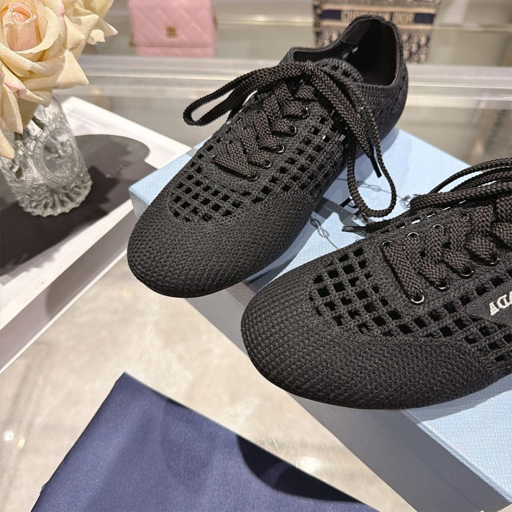 Pra*a Collapse crochet laced sneakers (EU SIZE 35-41)