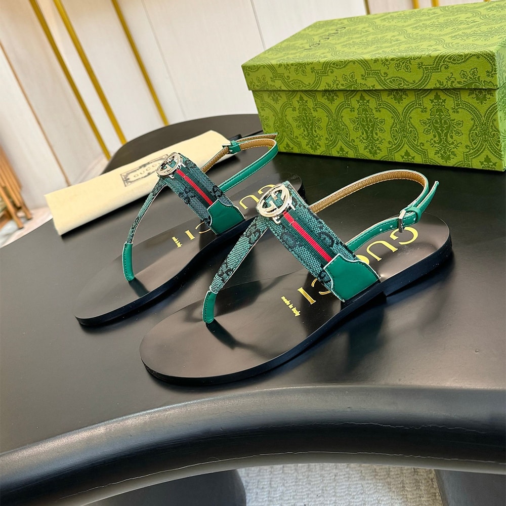 Gvc*1 Women’s Interlocking G Web sandal (EU SIZE 35-42)