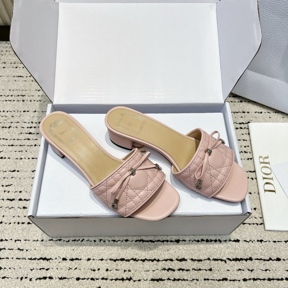 D10r Cannage Heeled Slide (EU SIZE 35-42)