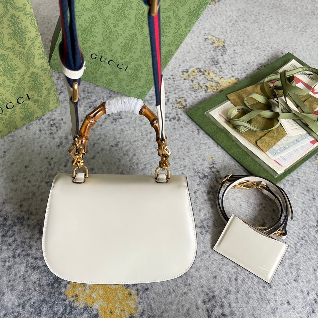 Gvc*1 BAMBOO 1947 JUMBO GG SMALL TOP HANDLE BAG