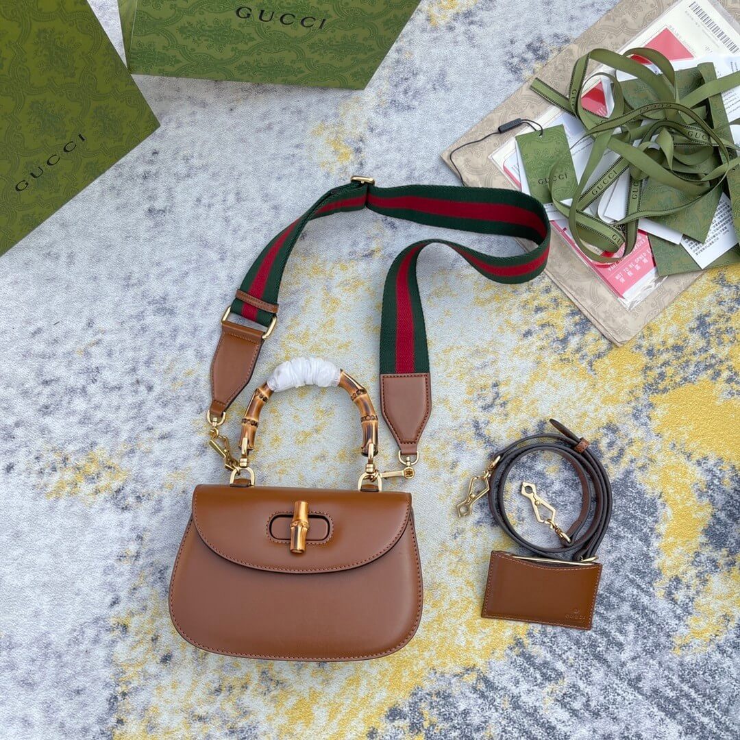 Gvc*1 BAMBOO 1947 JUMBO GG SMALL TOP HANDLE BAG