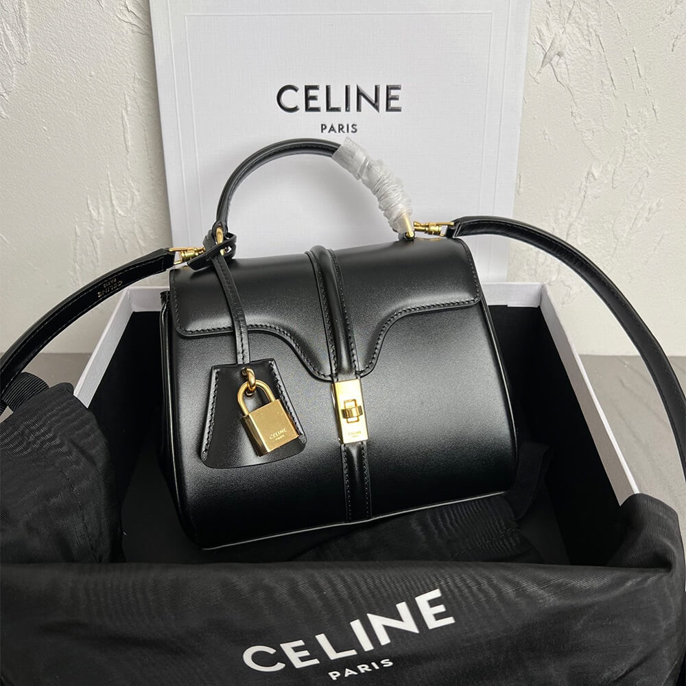 Ce1i*e MINI 16 IN SATINATED CALFSKIN(high-end grade)