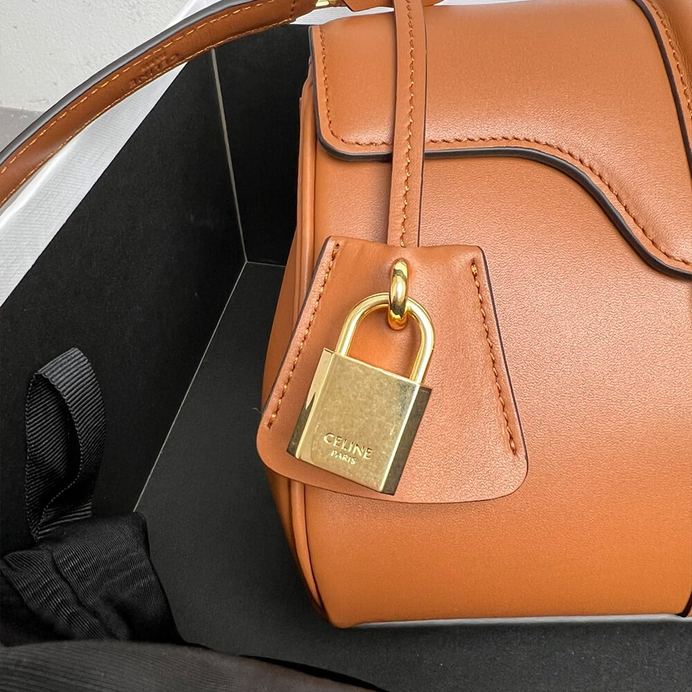 Ce1i*e MINI 16 IN SATINATED CALFSKIN(high-end grade)