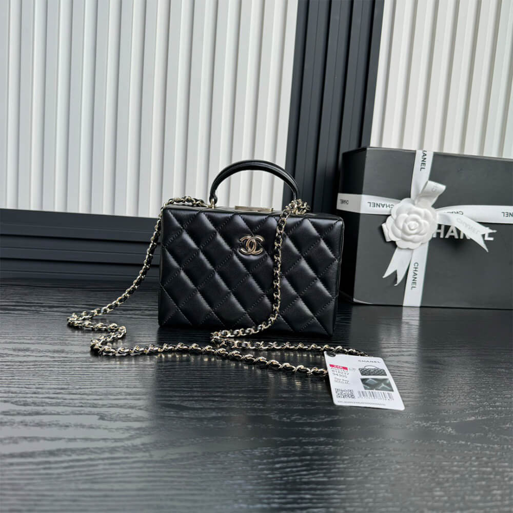 Ch**el Small box bag(HIGH-END GRADE)