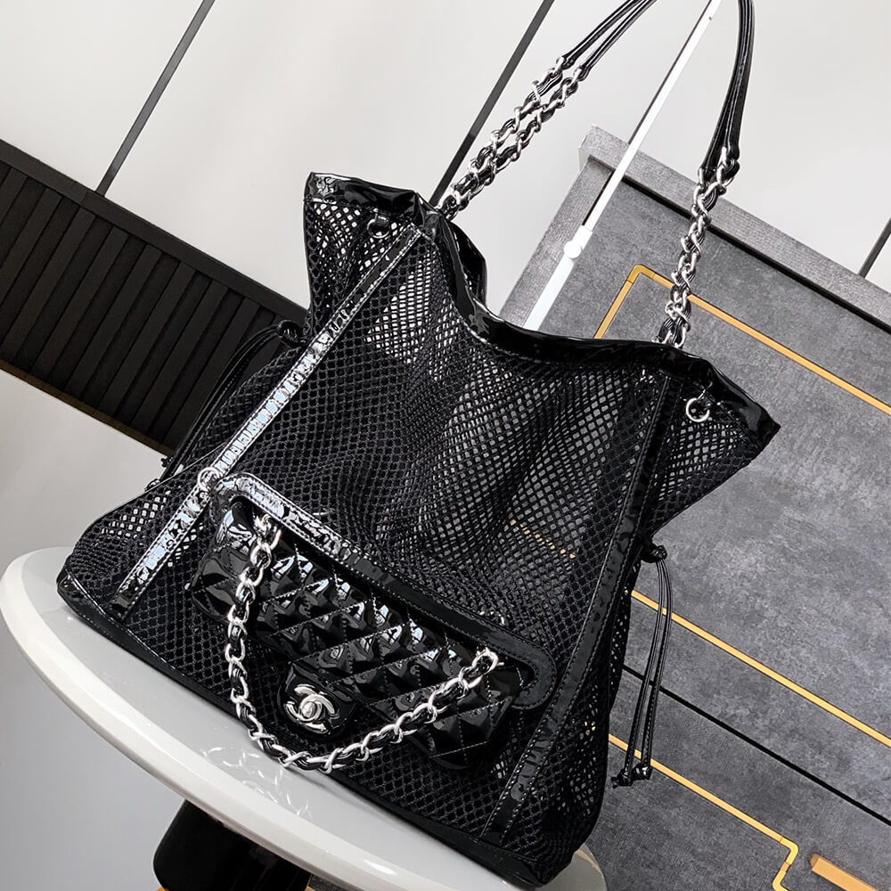 Ch**el Large La Madrague Tote(HIGH-END GRADE)