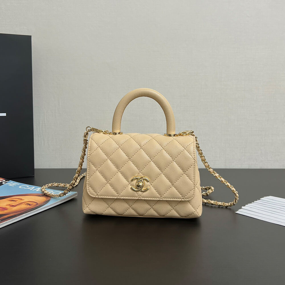 Ch**el MINI COCO Handle Bag(HIGH-END GRADE)