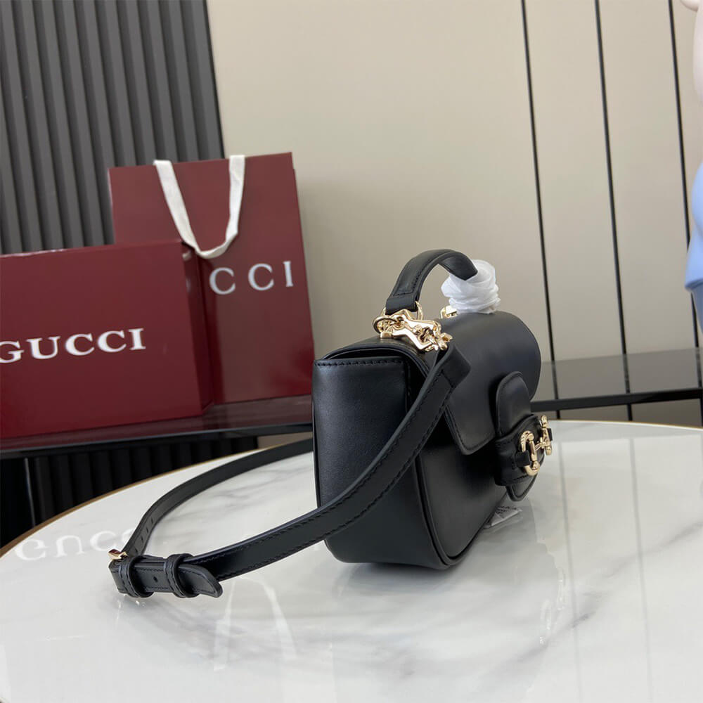 Gvc*1 Horsebit 1955 Soft small top handle bag