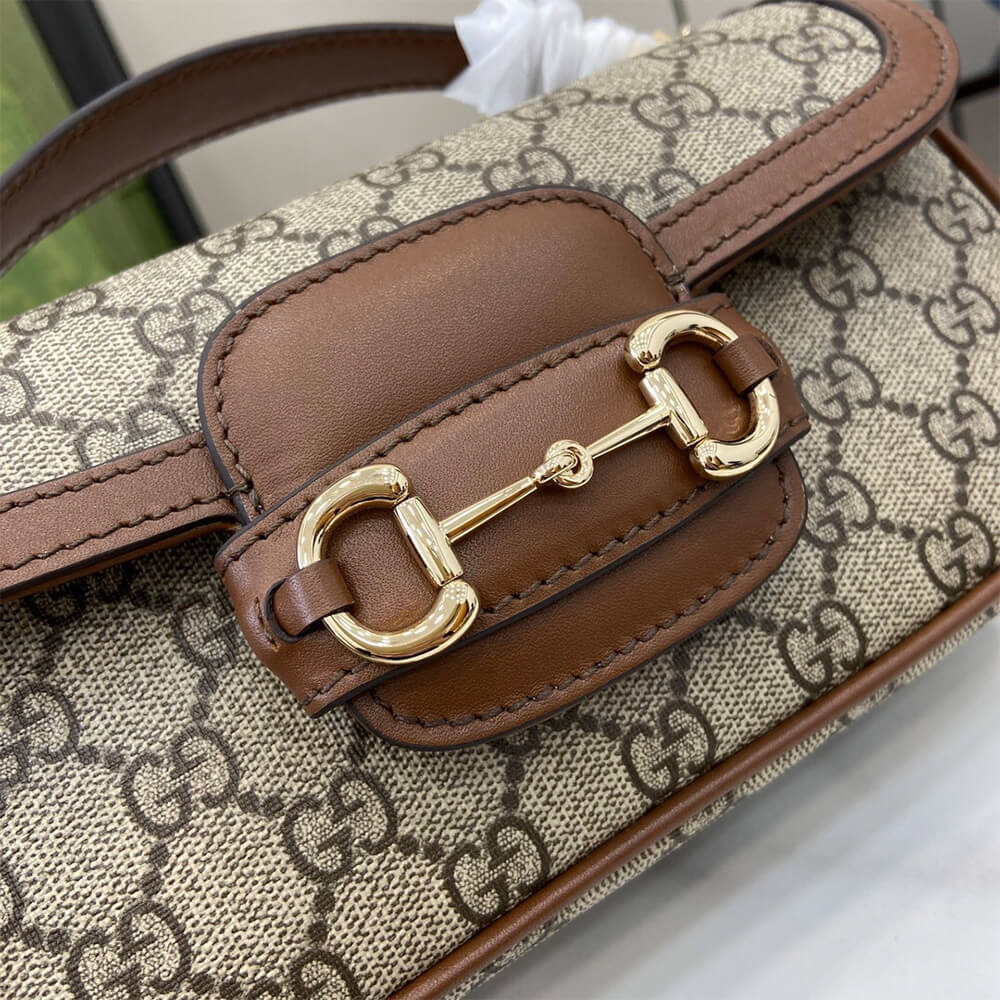 Gvc*1 Horsebit 1955 Soft small top handle bag