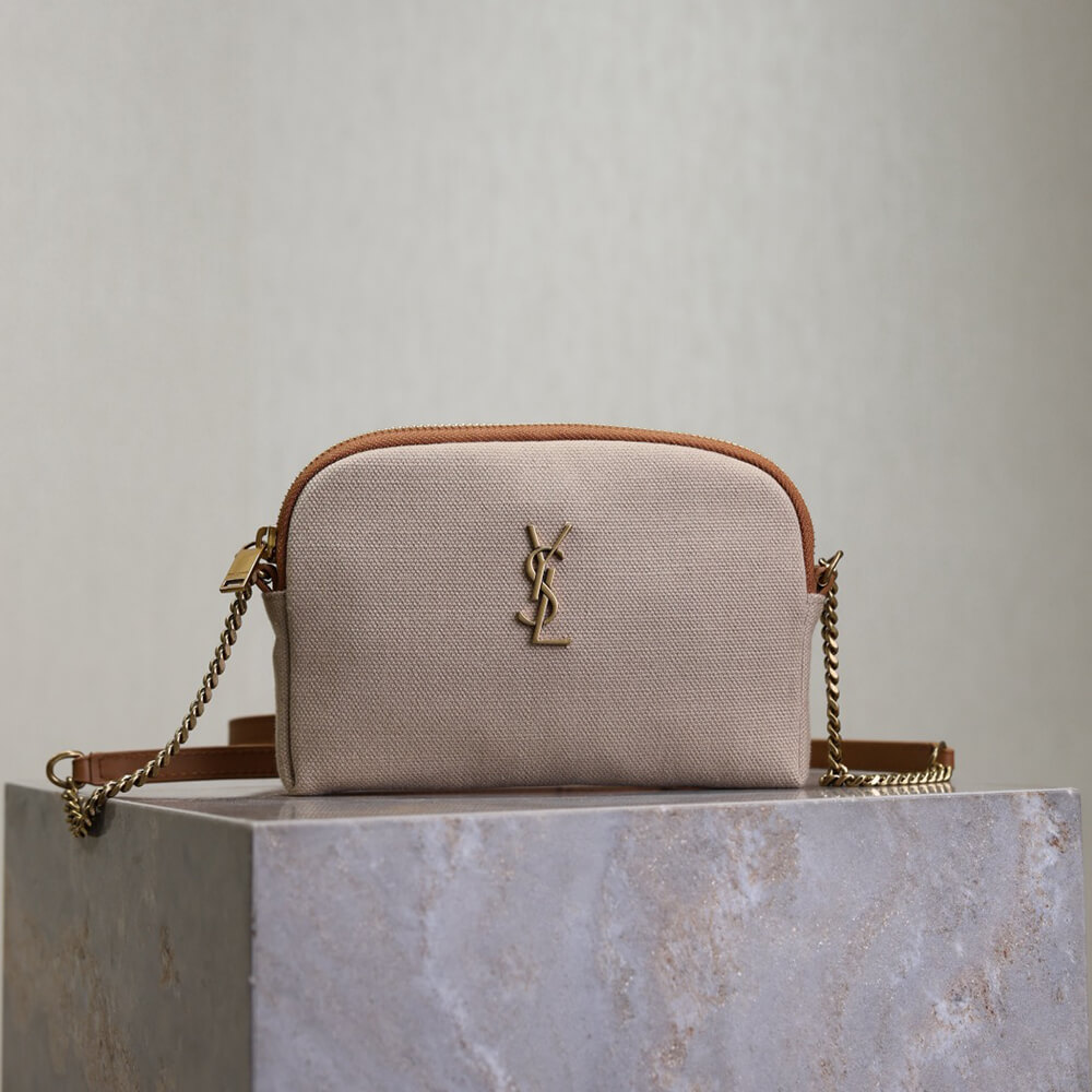 Y51 GABY zipped pouch in canvas