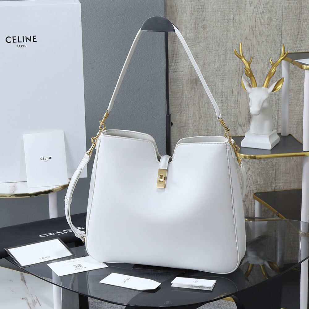Ce1i*e MEDIUM CAMILLE 16 SOFT BAG IN SMOOTH CALFSKIN(HIGH-END GRADE)