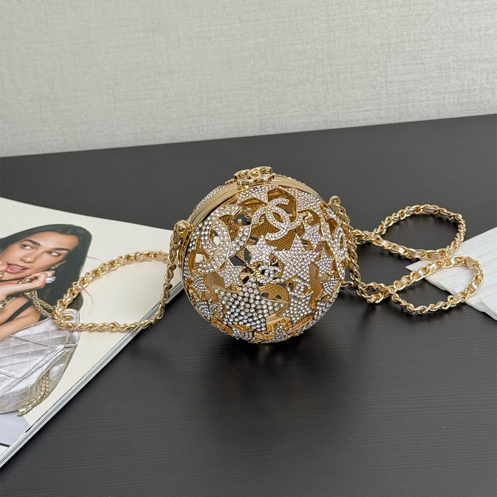 Ch**el Sphere Minaudiere(HIGH-END GRADE)