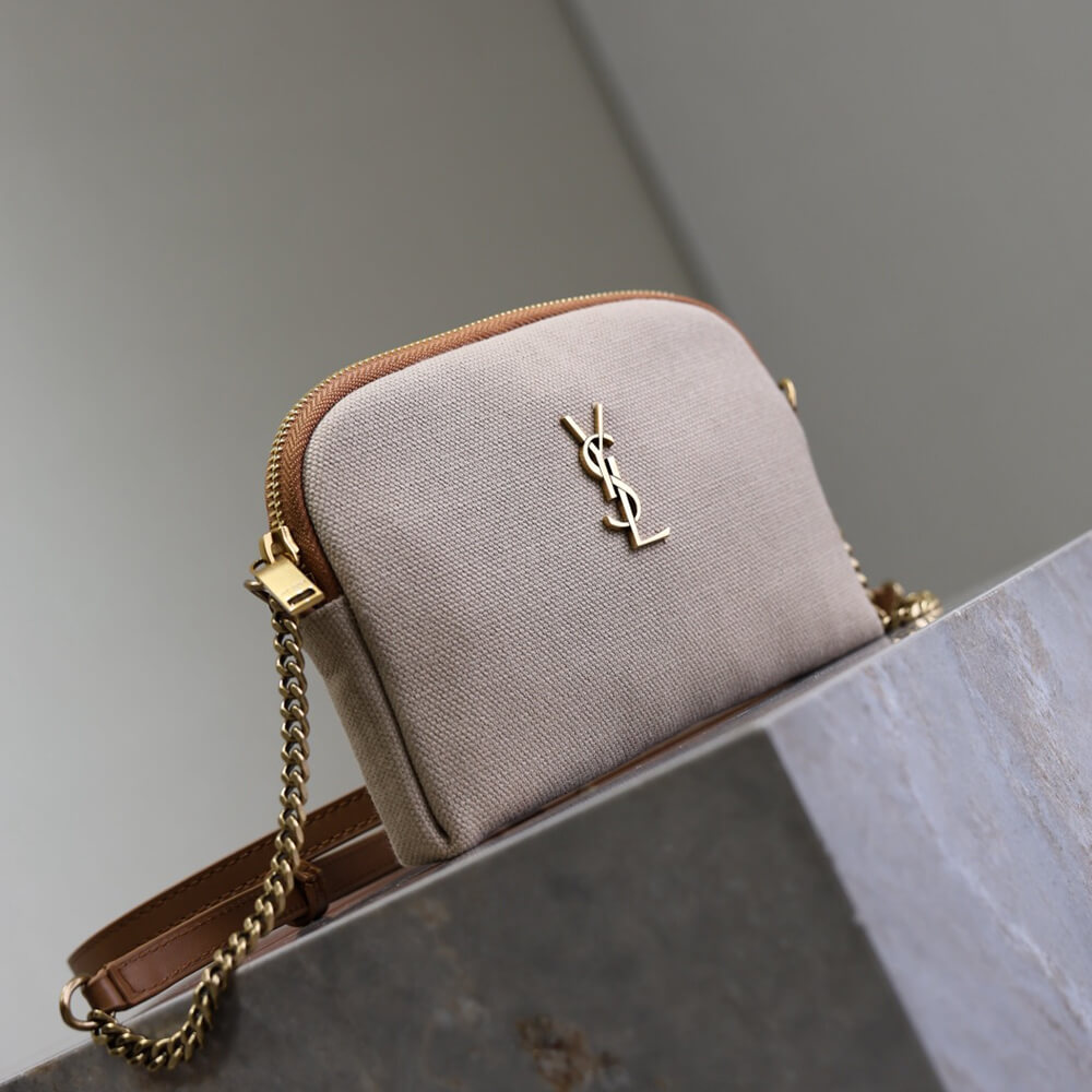 Y51 GABY zipped pouch in canvas