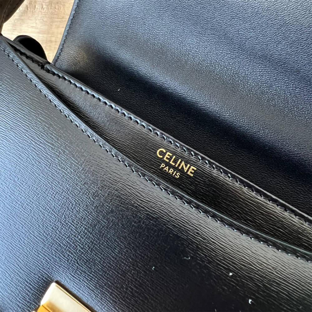 Ce1i*e BESACE CLEA in shiny calfskin(HIGH-END GRADE)