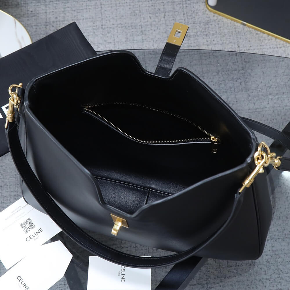 Ce1i*e MEDIUM CAMILLE 16 SOFT BAG IN SMOOTH CALFSKIN(HIGH-END GRADE)