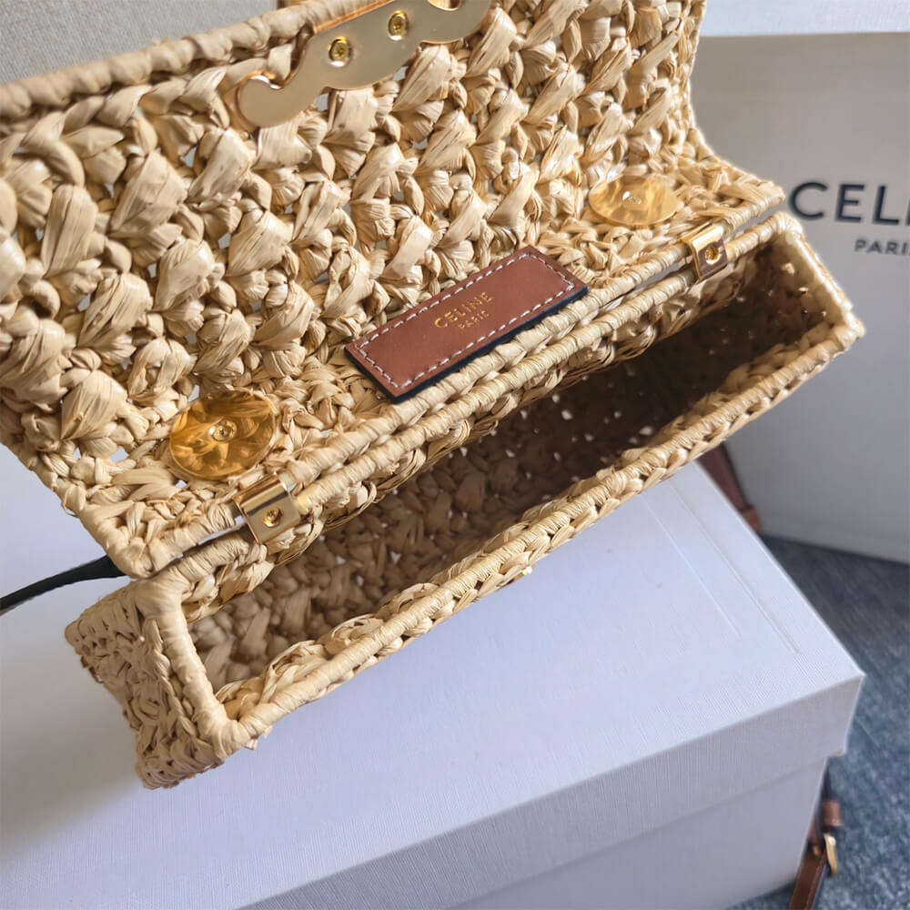 Ce1i*e TEEN Ce1i*e LOLA IN RAFFIA EFFECT TEXTILE(HIGH-END GRADE)