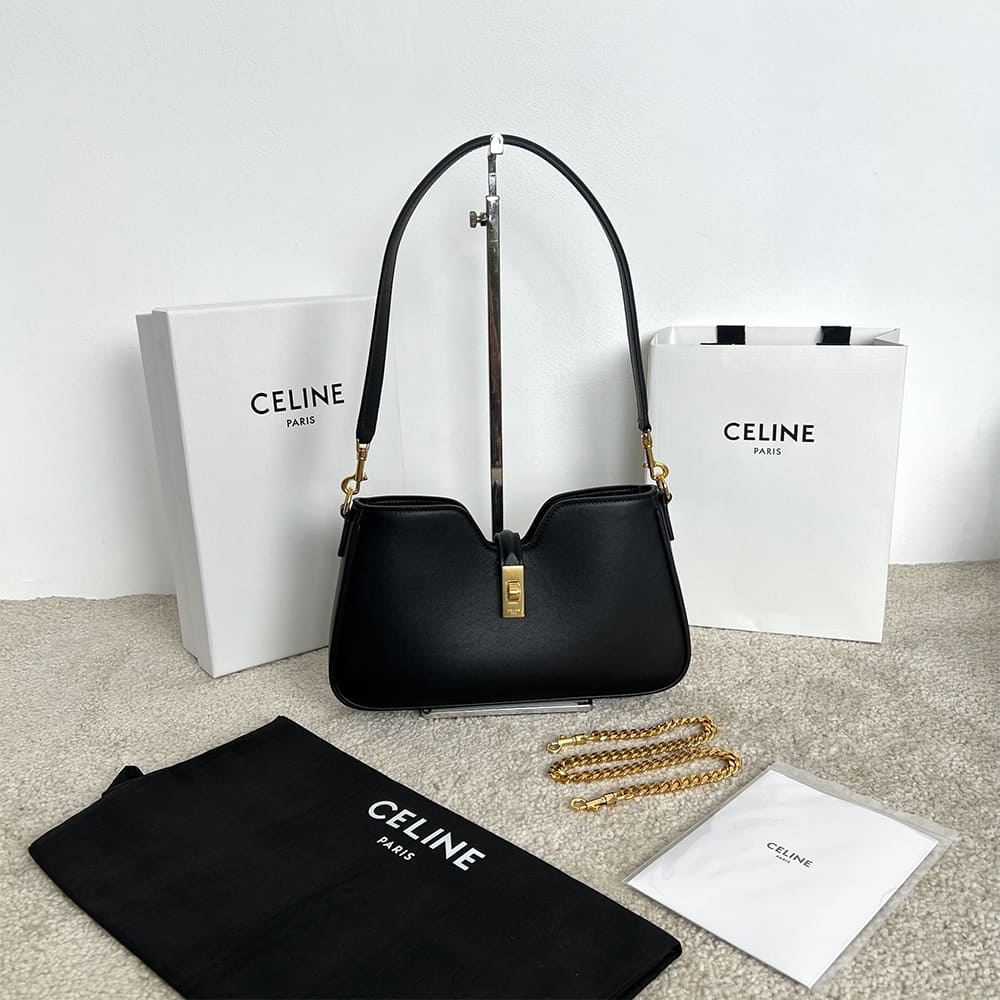 Ce1i*e SHOULDER CAMILLE 16 SOFT IN SMOOTH CALFSKIN(HIGH-END GRADE)