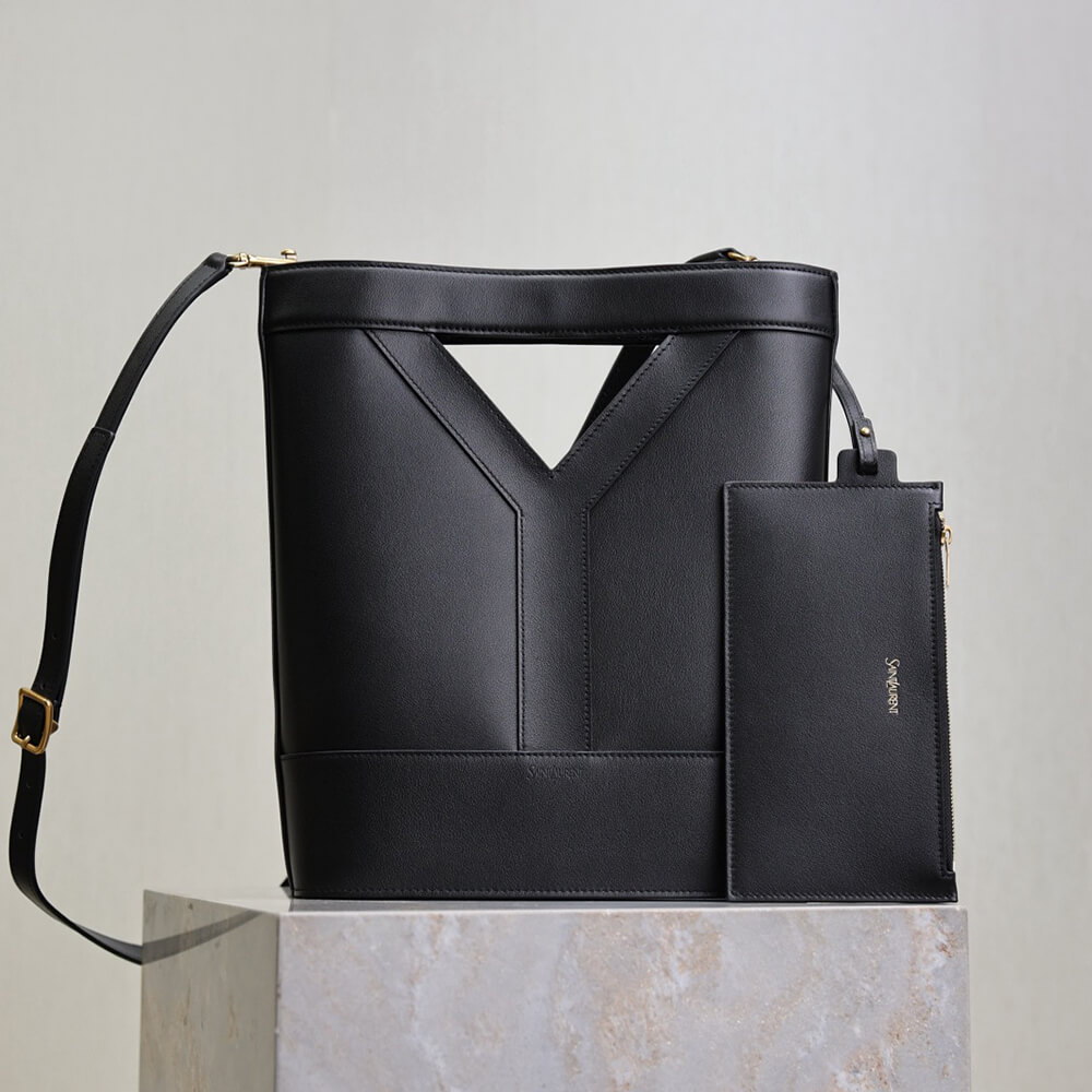 Y51 Y small bucket in leather(HIGH-END GRADE)