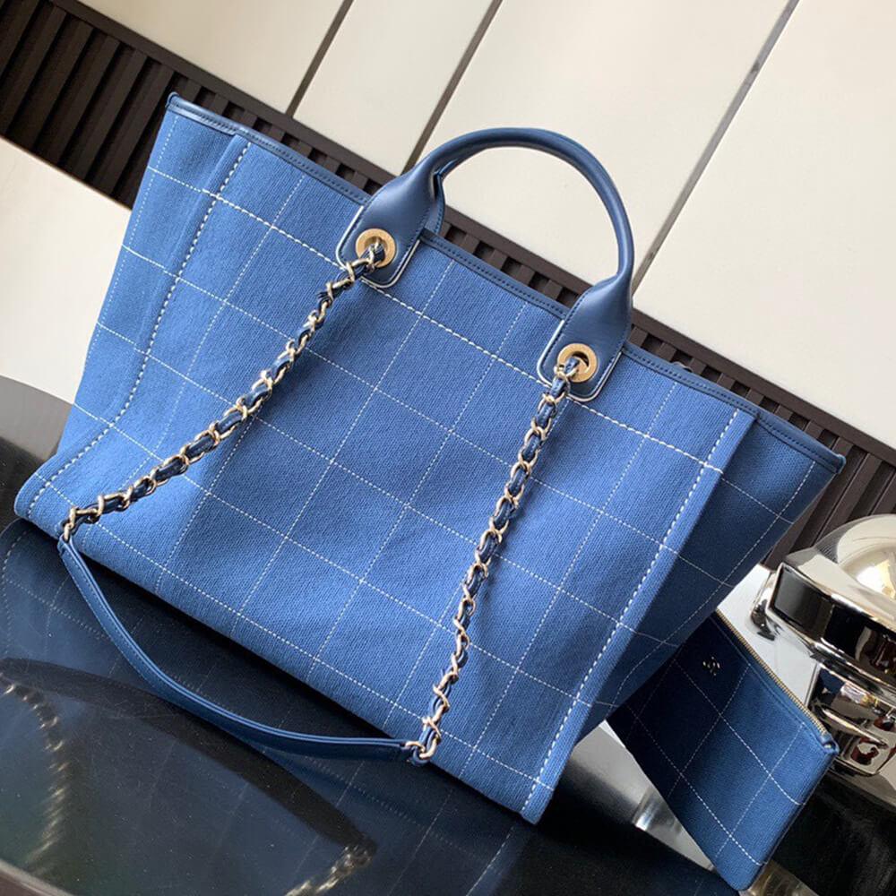Ch**el Deauville Large Tote(HIGH-END GRADE)