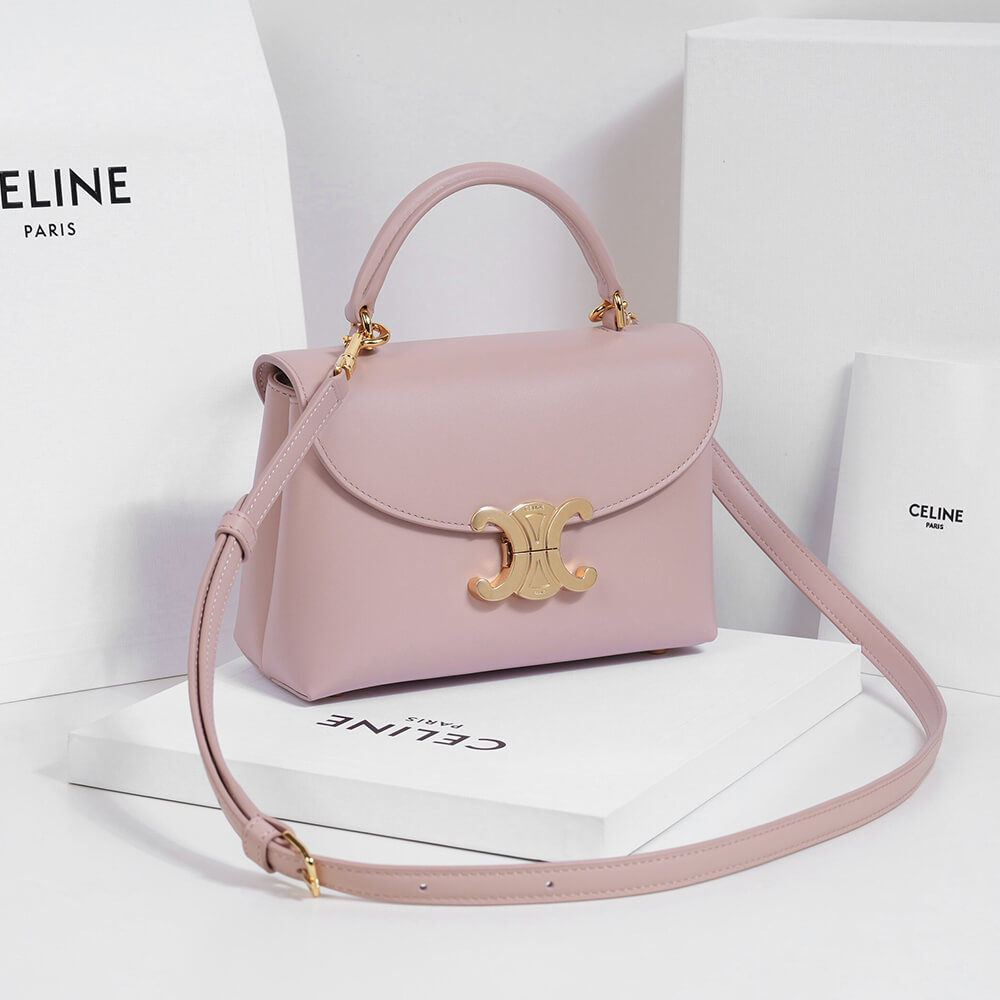 Ce1i*e TEEN NINO BAG IN TRIOMPHE CANVAS(HIGH-END GRADE)