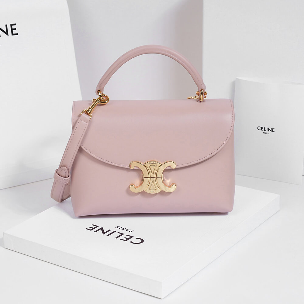 Ce1i*e TEEN NINO BAG IN TRIOMPHE CANVAS(HIGH-END GRADE)