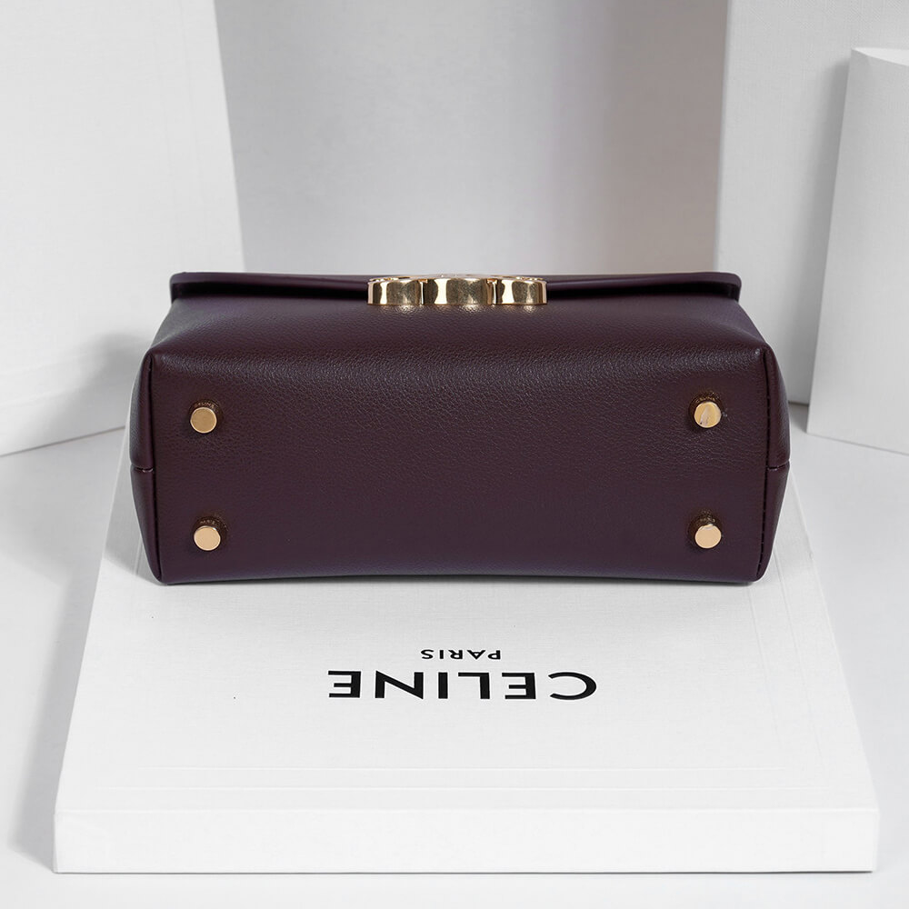 Ce1i*e TEEN NINO BAG IN S*pPLE GRAINED CALFSKIN(HIGH-END GRADE)