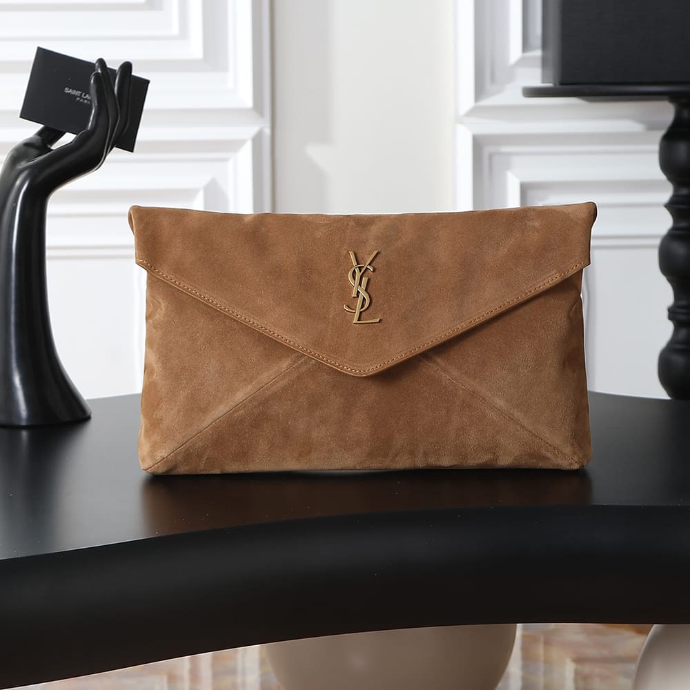 Y51 CASSANDRE large envelope pouch in suede
