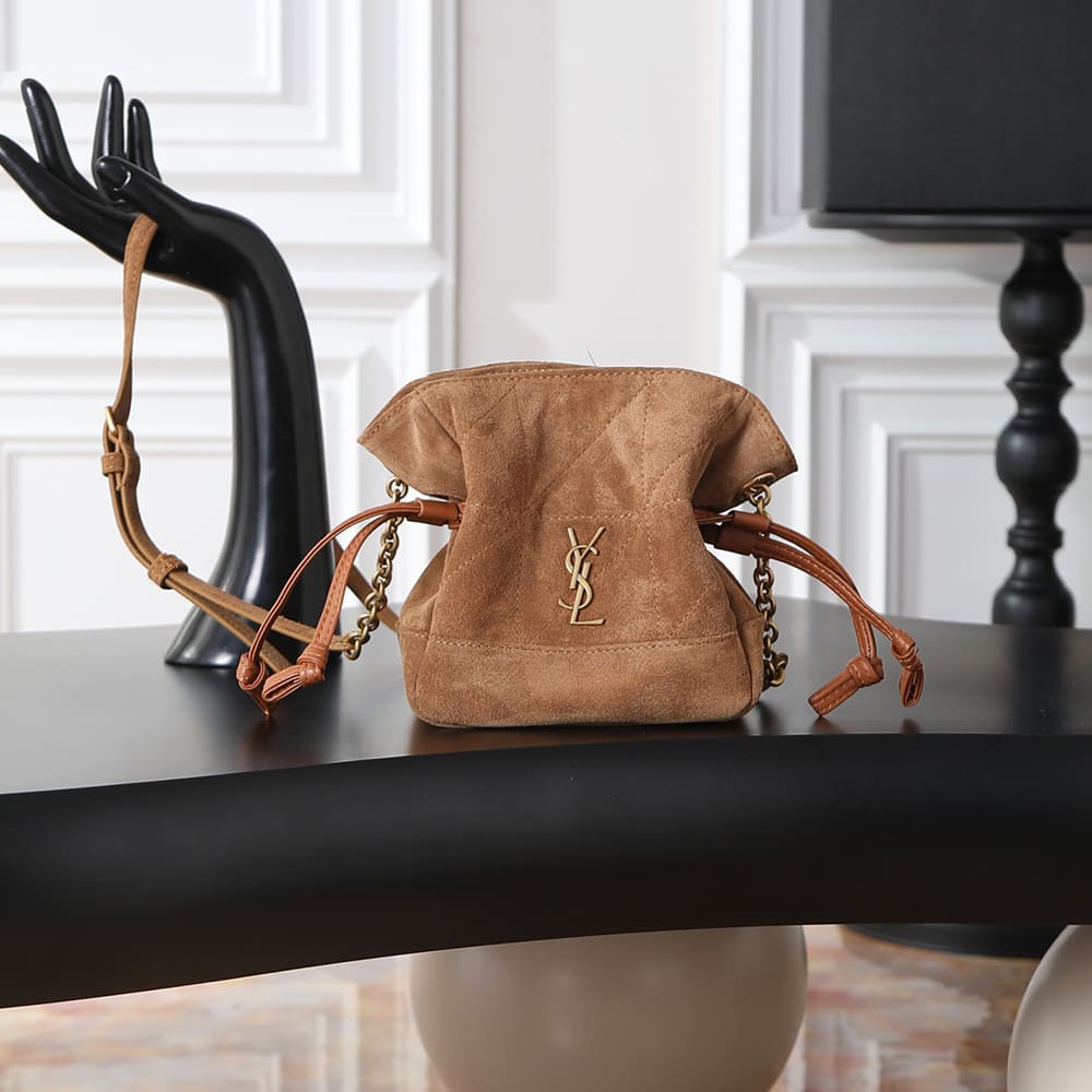 Y51 JAMIE mini shoulder pouch in suede